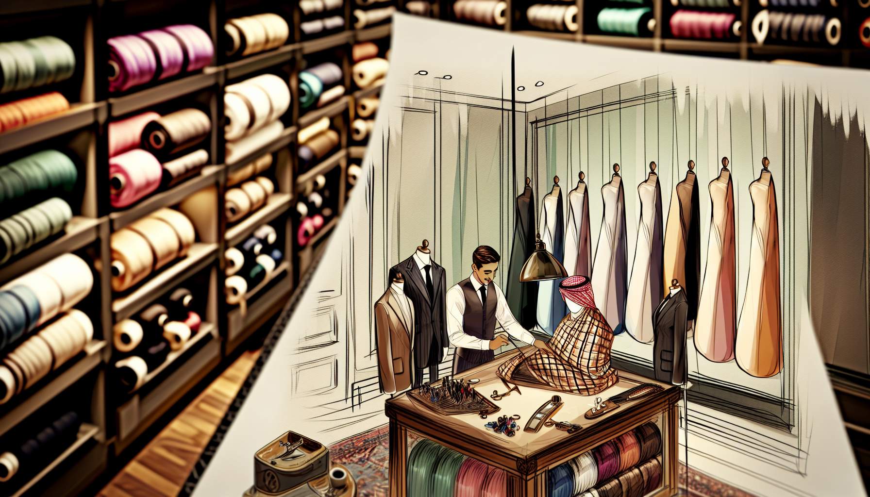 L'élégance du costume sur mesure à Paris