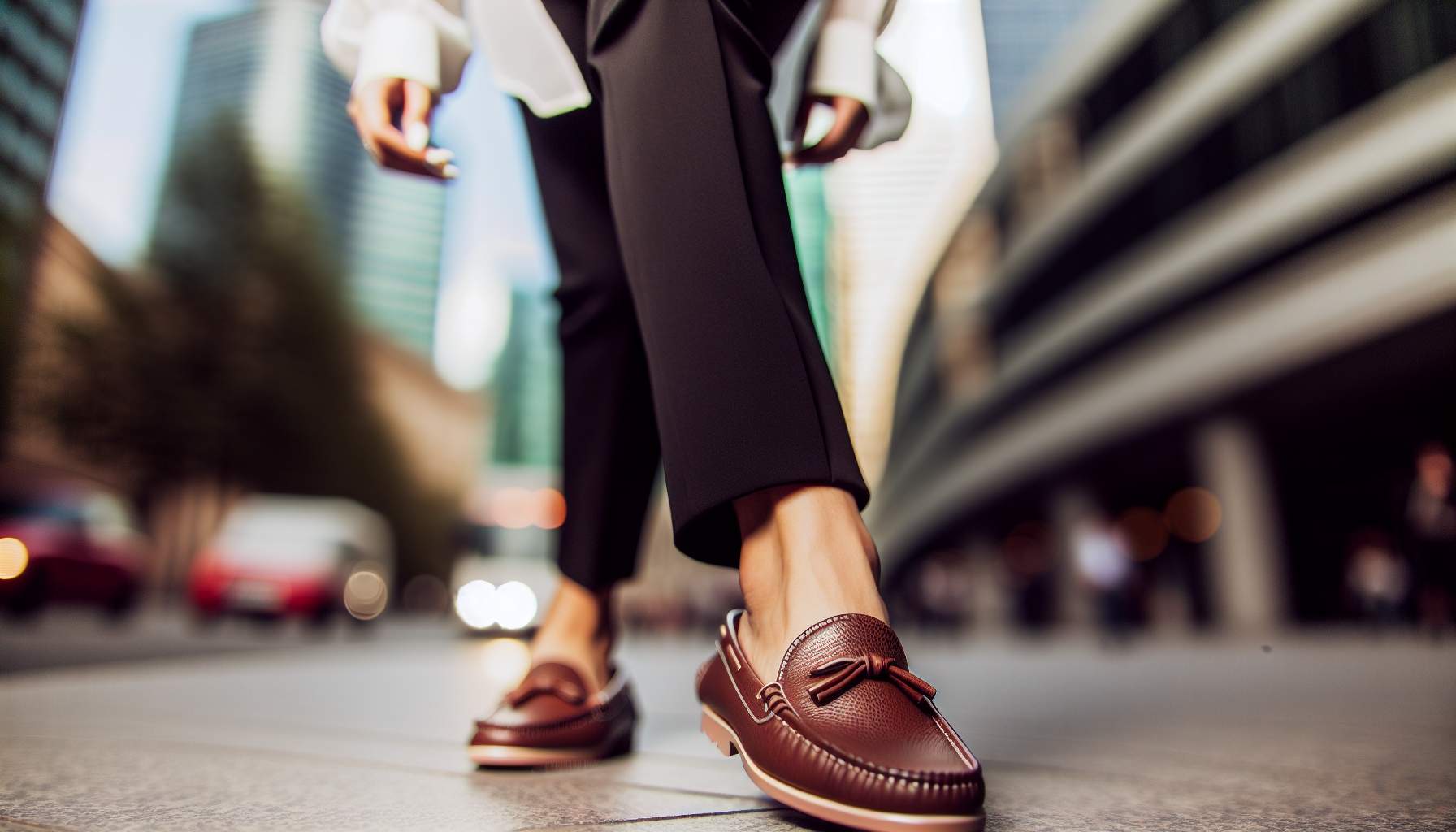 assortir-mocassins-marron-noir