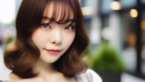 La frange coréenne dégradée : tendance à adopter ?