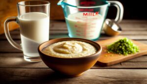 Purée Mousline : la dose parfaite de lait et d'eau