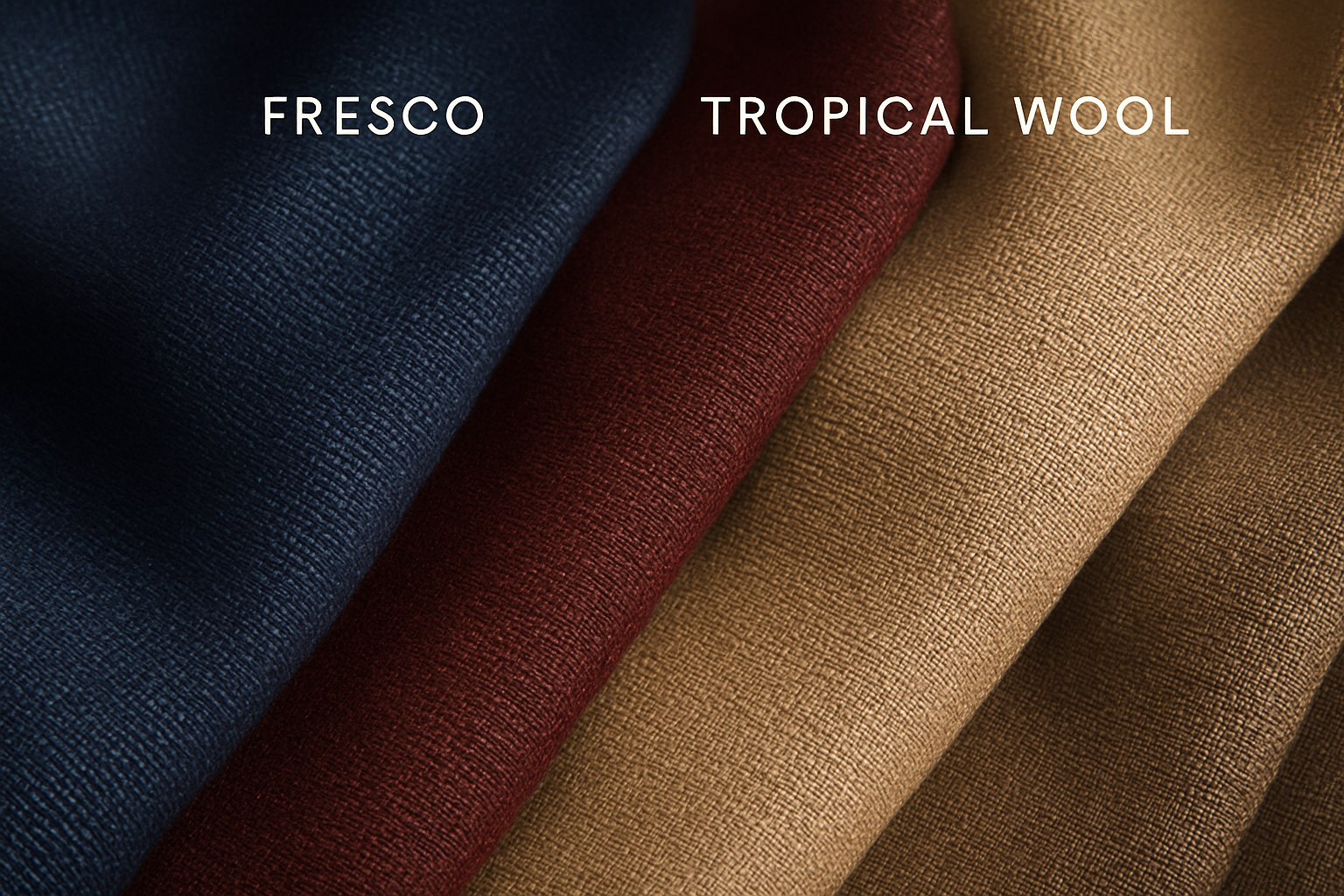 Costume d&rsquo;été 2026 : Fresco et Tropical Wool, les matières gagnantes