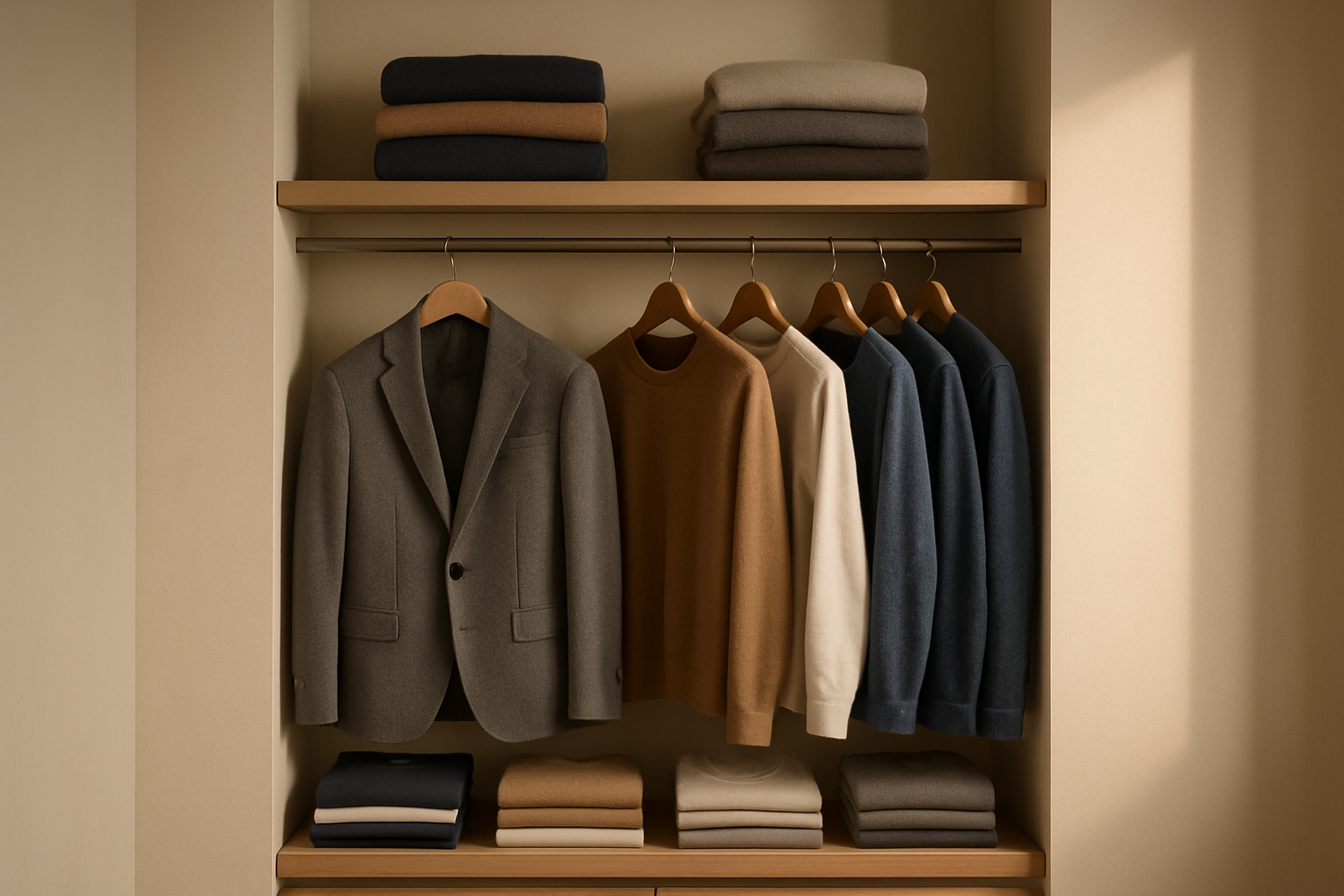 Dressing capsule homme 2026 : qualité plutôt que quantité