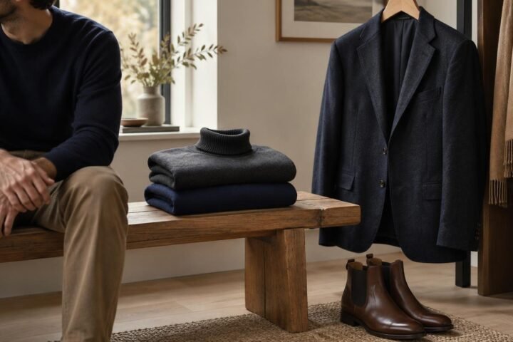 Comment porter un pull col roulé homme : coupes et looks